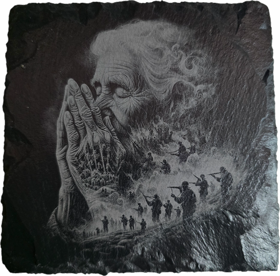 Mother Praying Coaster